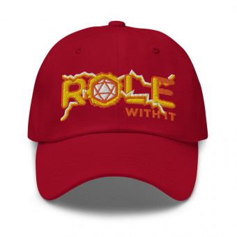 ROLL/ROLE WITH IT Sorcerer 1 - Gold/Orange/White on Classic Dad Hat