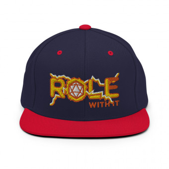 ROLL/ROLE WITH IT Sorcerer 1 - Gold/Orange/White on Classic Snapback Hat